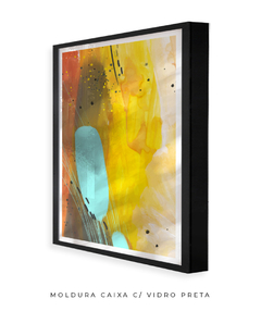 Quadro Abstrato Amarelo - loja online