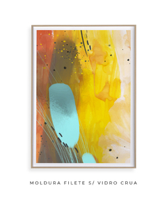 Quadro Abstrato Amarelo - comprar online