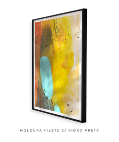 Quadro Abstrato Amarelo - comprar online