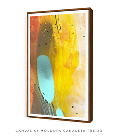 Quadro Abstrato Amarelo - comprar online