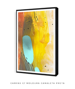 Quadro Abstrato Amarelo - loja online