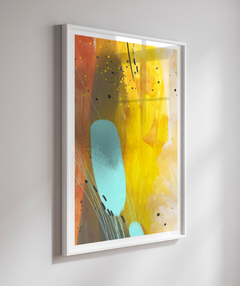 Quadro Abstrato Amarelo - comprar online