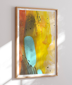 Quadro Abstrato Amarelo - Be decorart | Quadros Online