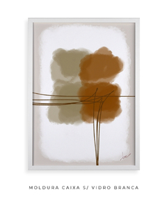 Quadro Abstrato Terracota - Be decorart | Quadros Online