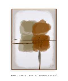 Quadro Abstrato Terracota - Be decorart | Quadros Online