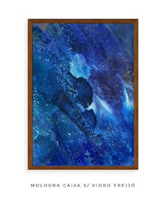 Quadro Abstrato Tom Azul do Mar - Be decorart | Quadros Online