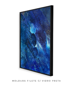 Quadro Abstrato Tom Azul do Mar - Be decorart | Quadros Online