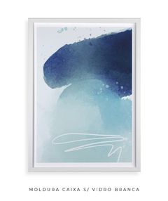 Quadro Abstrato Tons Azul 1 - Be decorart | Quadros Online