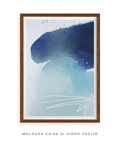 Quadro Abstrato Tons Azul 1 - comprar online