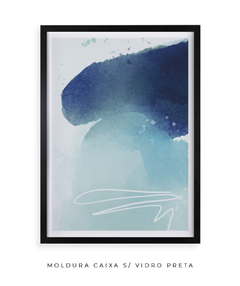 Quadro Abstrato Tons Azul 1 - Be decorart | Quadros Online