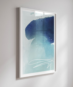 Quadro Abstrato Tons Azul 1 - comprar online