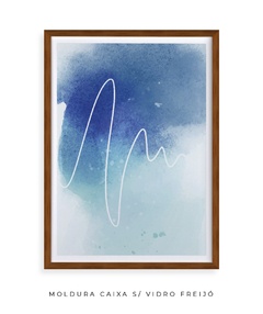 Quadro Abstrato Tons Azul 2 - comprar online