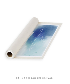 Quadro Abstrato Tons Azul 2 - Be decorart | Quadros Online