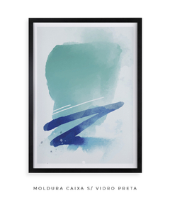 Quadro Abstrato Tons Azul 3 - Be decorart | Quadros Online