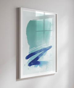 Quadro Abstrato Tons Azul 3 - comprar online