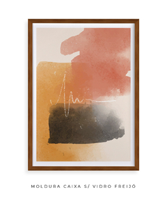 Quadro Abstrato Tons Quentes 1 - comprar online