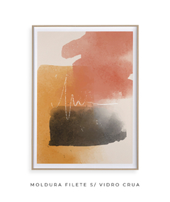 Quadro Abstrato Tons Quentes 1 - comprar online