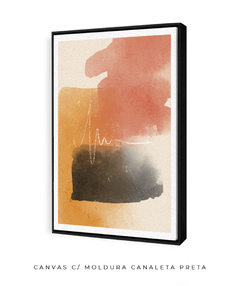 Quadro Abstrato Tons Quentes 1 - comprar online