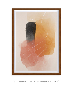 Quadro Abstrato Tons Quentes 2 - comprar online