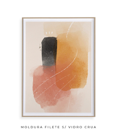 Quadro Abstrato Tons Quentes 2 - comprar online