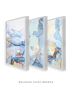 Quadro Alchool Azul Trio - Be decorart | Quadros Online