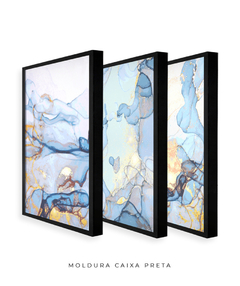 Quadro Alchool Azul Trio - Be decorart | Quadros Online