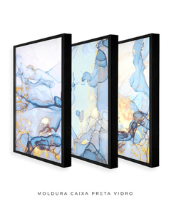 Quadro Alchool Azul Trio - loja online