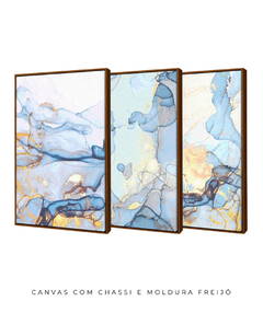 Quadro Alchool Azul Trio - Be decorart | Quadros Online