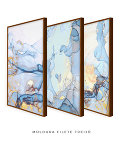 Quadro Alchool Azul Trio - Be decorart | Quadros Online