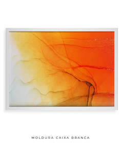 Quadro Alchool Laranja com Amarelo 01 - Be decorart | Quadros Online