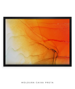 Quadro Alchool Laranja com Amarelo 01 - Be decorart | Quadros Online