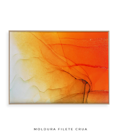 Quadro Alchool Laranja com Amarelo 01 - comprar online