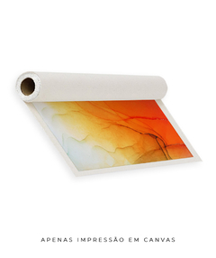 Quadro Alchool Laranja com Amarelo 01 - Be decorart | Quadros Online