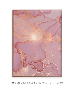 Quadro Alchool Rosa Ponto de Luz 01 - Be decorart | Quadros Online