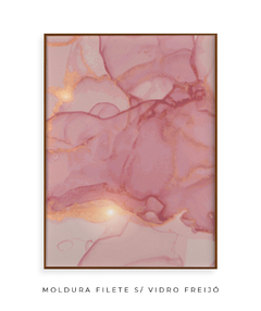 Quadro Alchool Rosa Ponto de Luz 03 - Be decorart | Quadros Online