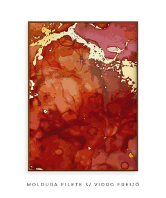 Quadro Alchool Vermelho 03 - Be decorart | Quadros Online