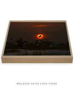 Quadro Sunset e Pássaro Santinho