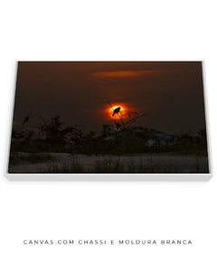 Quadro Sunset e Pássaro Santinho