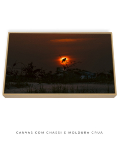 Quadro Sunset e Pássaro Santinho - comprar online