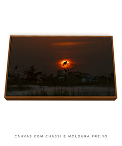 Quadro Sunset e Pássaro Santinho na internet