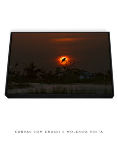 Quadro Sunset e Pássaro Santinho - Be decorart | Quadros Online