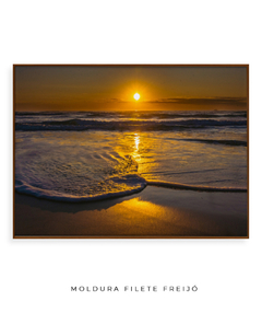 Quadro Amanhecer na Praia do Santinho - Be decorart | Quadros Online