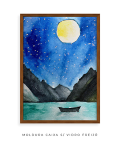 Quadro Aquarela Luar - comprar online