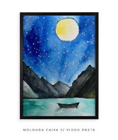 Quadro Aquarela Luar - Be decorart | Quadros Online