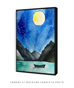 Quadro Aquarela Luar - comprar online