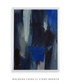 Quadro Aquarela Pintura Azul - Be decorart | Quadros Online