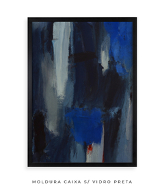 Quadro Aquarela Pintura Azul - Be decorart | Quadros Online