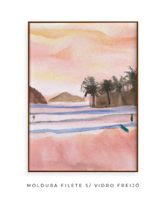 Quadro Aquarela Sossego - Be decorart | Quadros Online