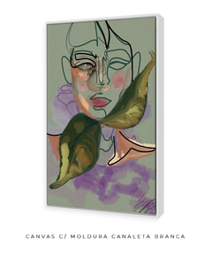 Quadro Arte Mulher Natureza