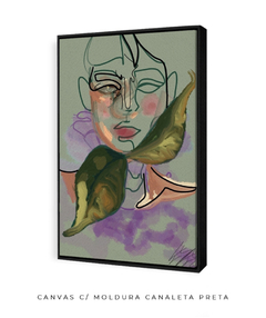 Quadro Arte Mulher Natureza - Be decorart | Quadros Online